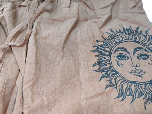 Menns solbukser, lette og komfortable. Allround herrebukser for sommer, yoga og fritid.