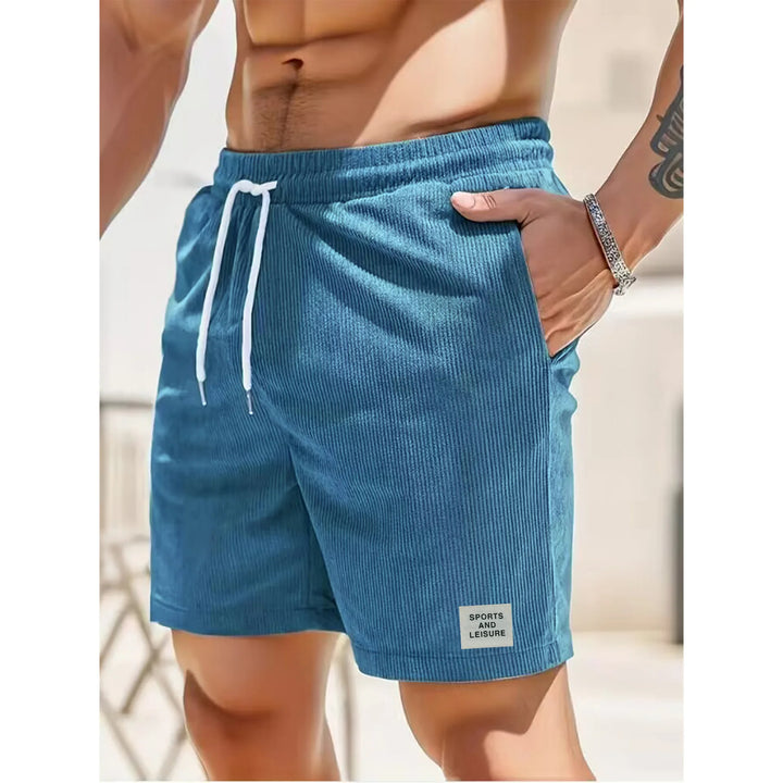 Menns kordfløyels shorts for sommeren. Komfortable, avslappet passform, perfekte casual shorts for fritid.