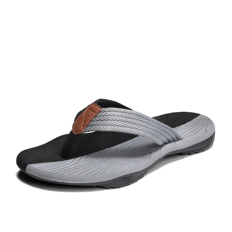 Pustende slip-on sandaler for menn, komfortable og perfekte for varme sommerdager.