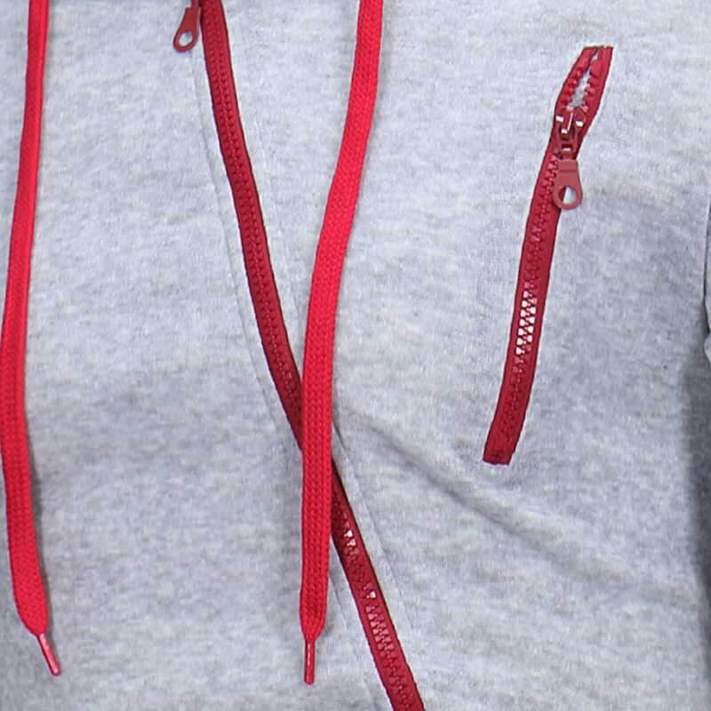 Klassisk menns sporty treningsjakke, moderne design for gym og utendørsaktiviteter. Stilren jakke.