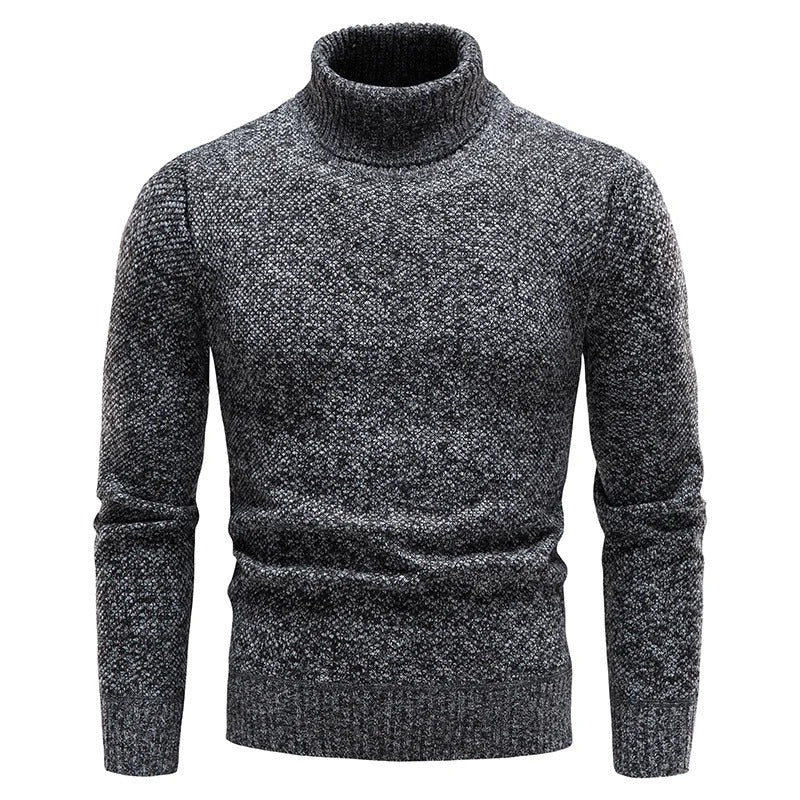 Stilig, varm herregenser med rullekrage. Perfekt vintergenser for casual antrekk og daglig bruk.