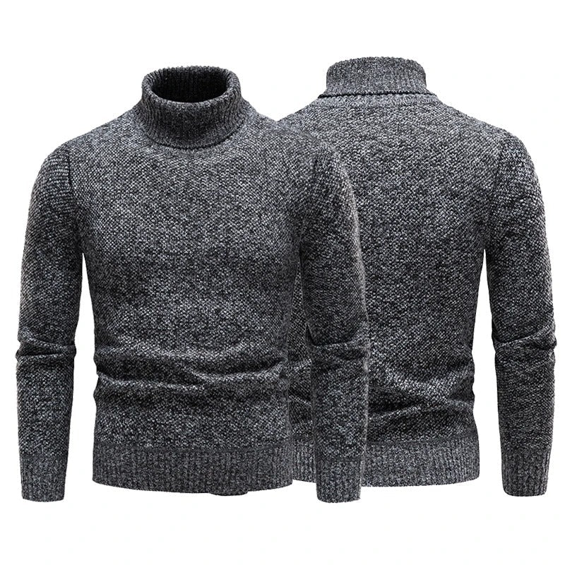 Trendy menns varme rullekragegenser. En essensiell del av herregarderoben for kalde vinterdager.