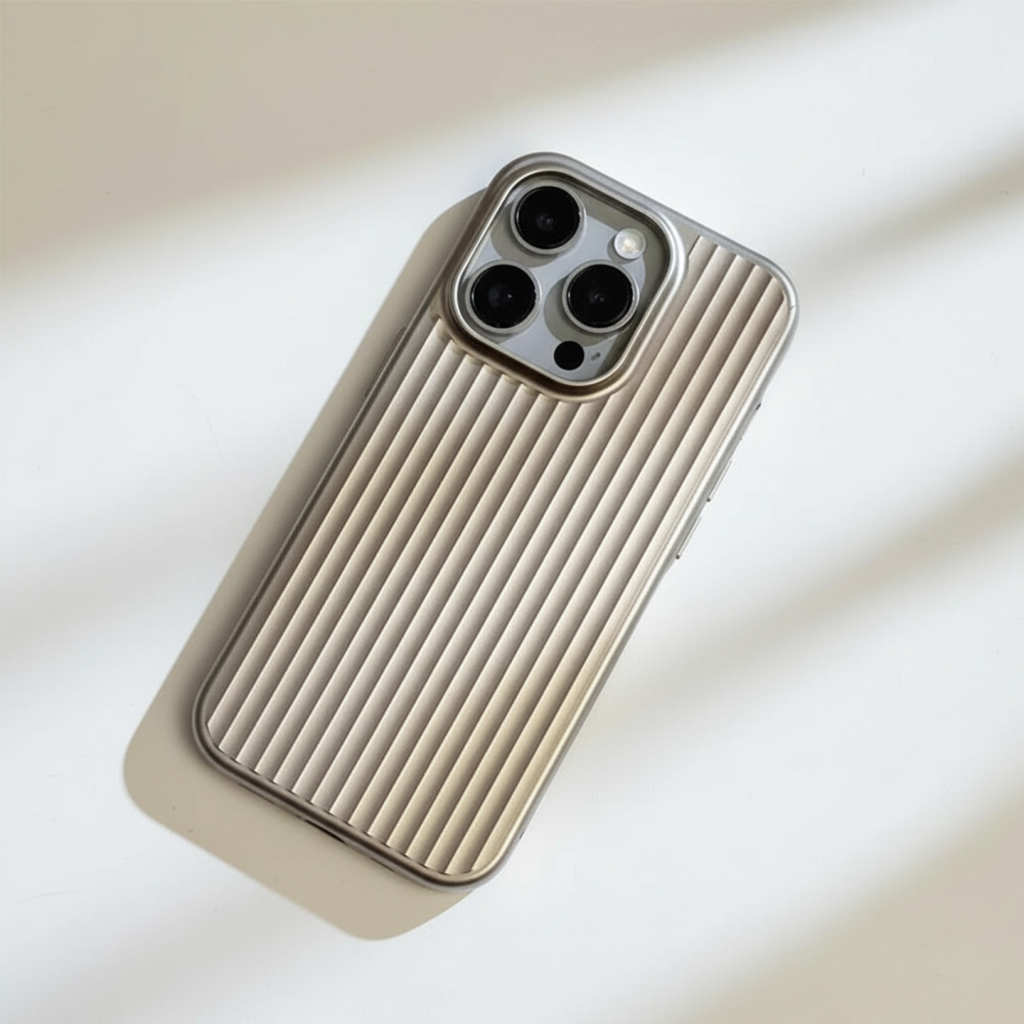 Tykt, minimalistisk iPhone-deksel i mørk farge som gir optimal mobilbeskyttelse og er ripebestandig.