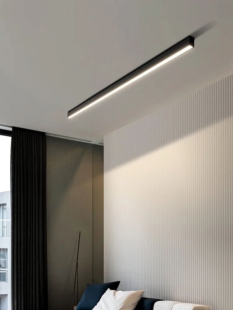 Design taklampe i minimalistisk stil. LED-belysning for moderne hjem, spisestue og innendørs bruk.