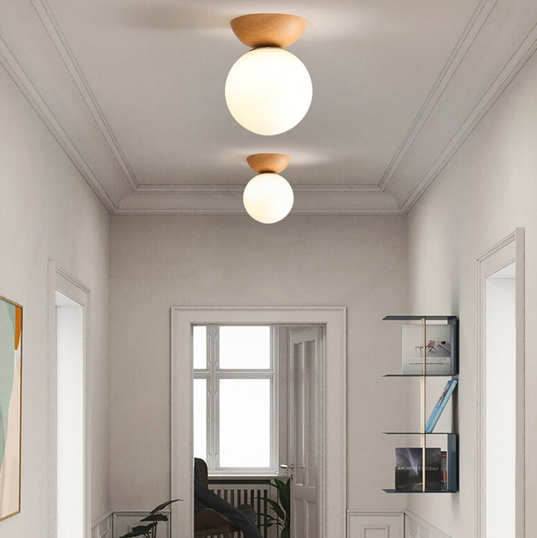 Japansk minimalistisk taklampe med justerbart LED lys, ideell for moderne hjem.