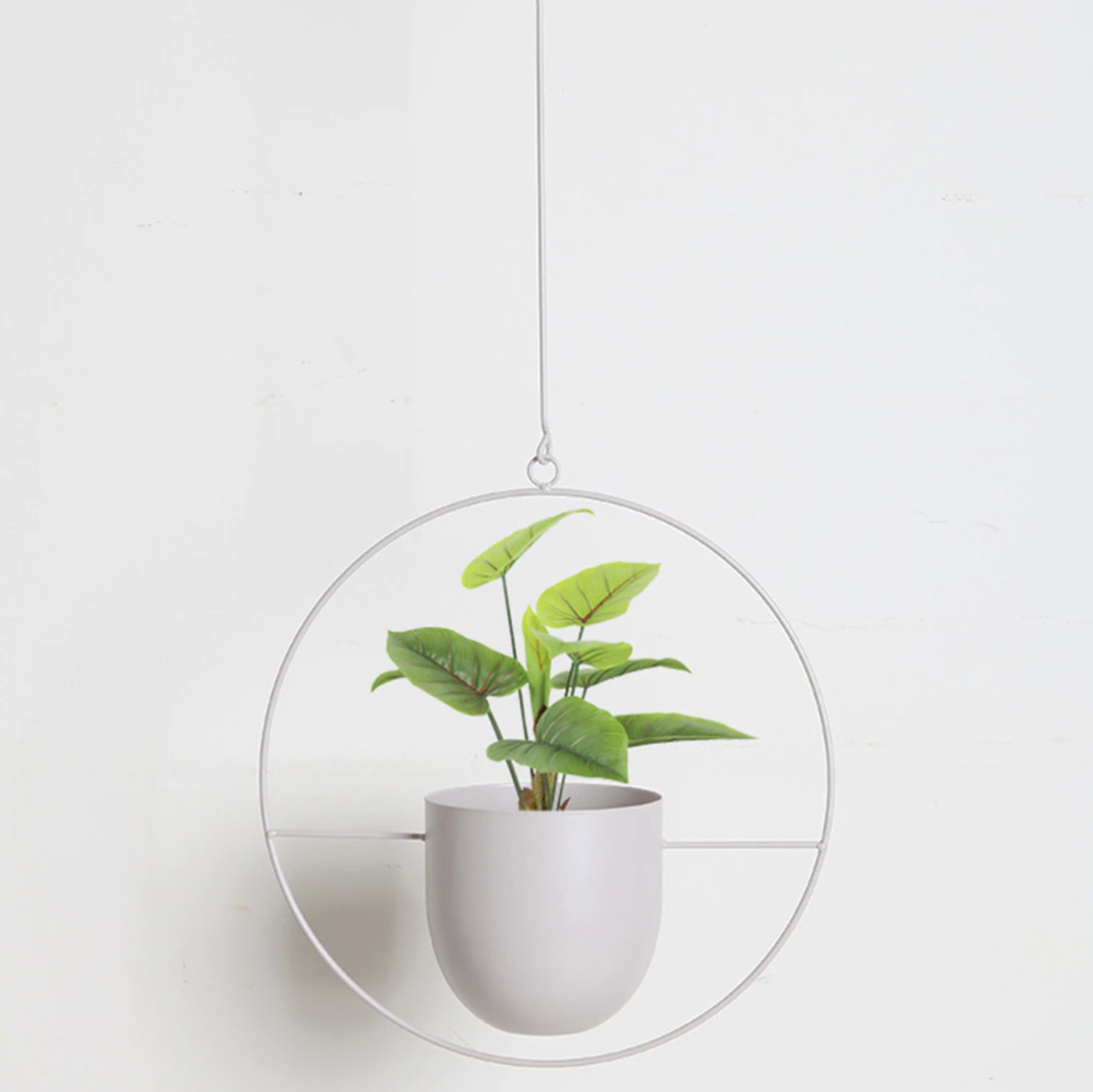 Enkel og funksjonell planteholder for vegg, perfekt for grønneplanter og et minimalistisk tillegg til ditt hjem.