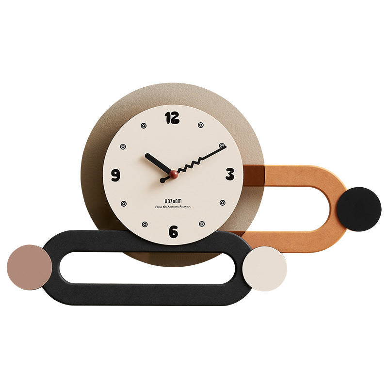 Moderne 3D veggklokke for hjem og kontor. Stilig design, perfekt for et minimalistisk utseende.