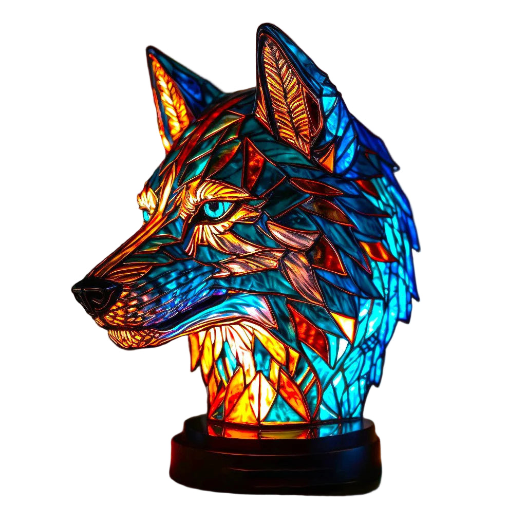 Moderne designlampe, svart metallfot, hvit glasskuppel, elegant rombelysning, interiørstil