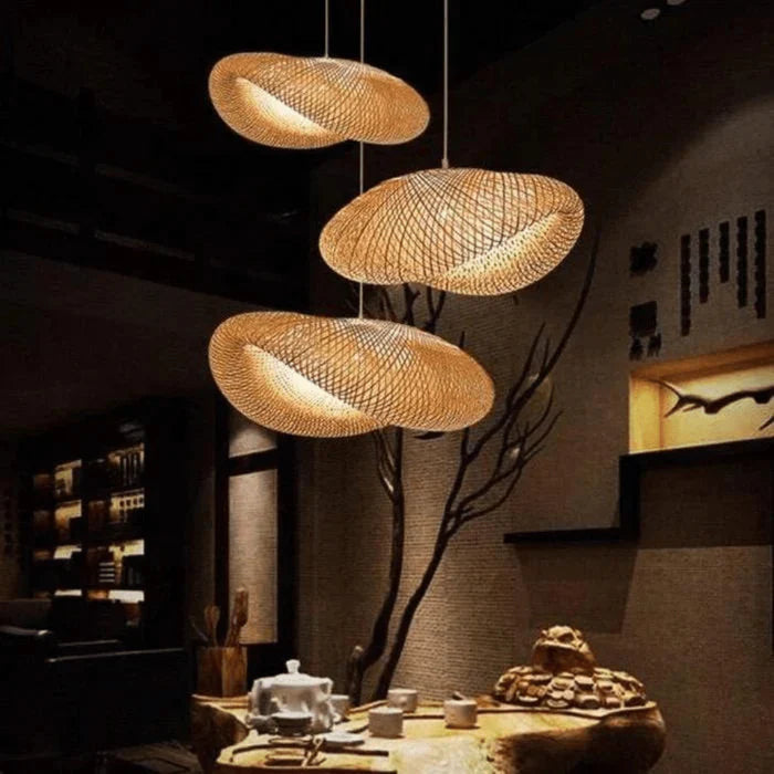 Stilren taklampe, 40cm moderne hengependel, perfekt for belysning og hjemmedekor i soverom.