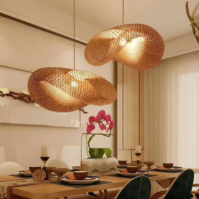 Moderne taklampe (40cm), en stilfull hengependel som forbedrer interiøret i stue og gang.