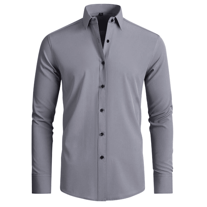 Moderne herreskjorte: krøllfri, komfortabel med stretch, elegant for både formell og casual bruk.