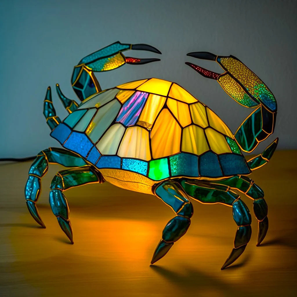 Dekorativ lampe for hjemmeinnredning. Har moderne design og spesielle dyremotiver.