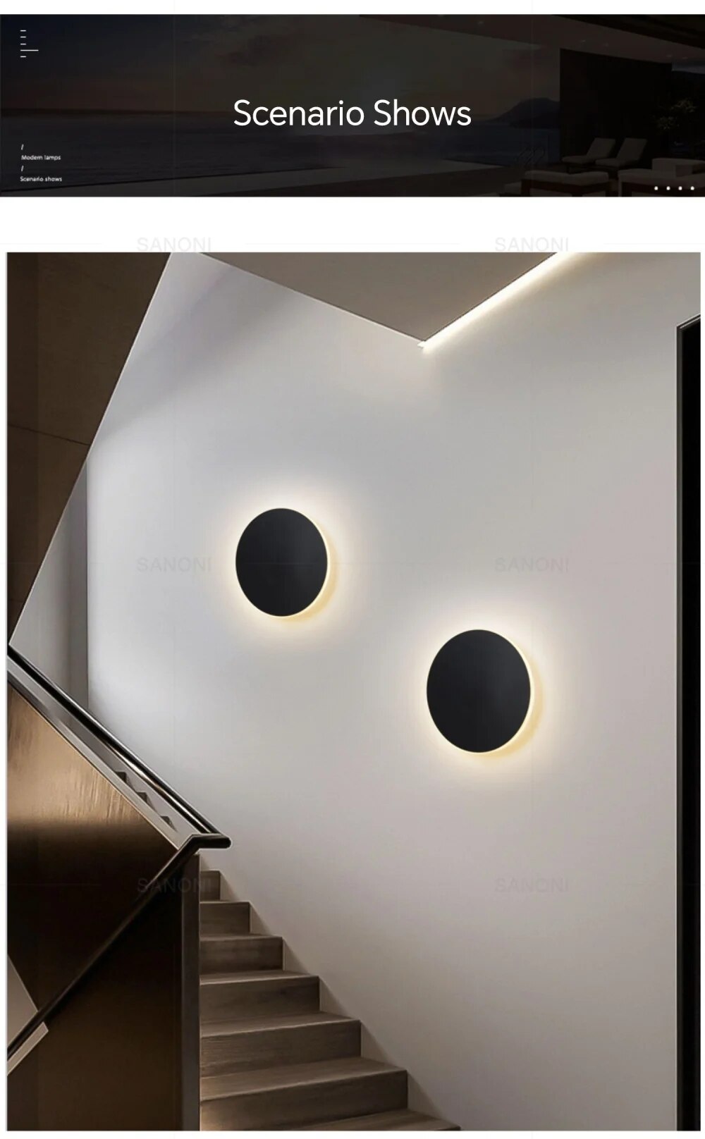 Innendørs LED-vegglampe: Minimalistisk design, energieffektiv og moderne belysningsløsning.