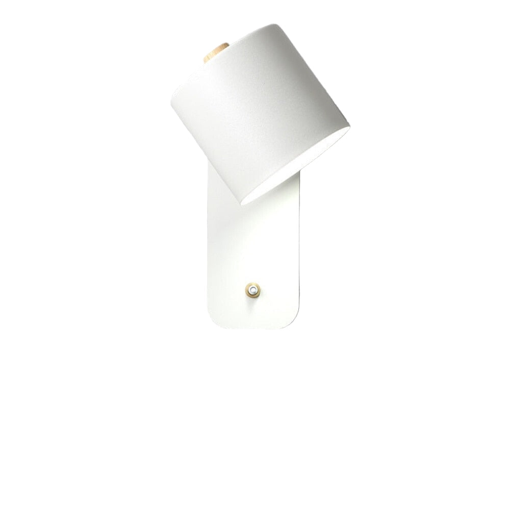 Moderne LED vegglampe med praktisk bryter for hjemmet. Stilren og energieffektiv belysning for interiørdesign.