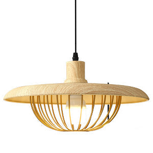 "Moderne pendellampe i imitasjon av trekorn med justerbar ledning og nordisk design, flere fargevarianter."