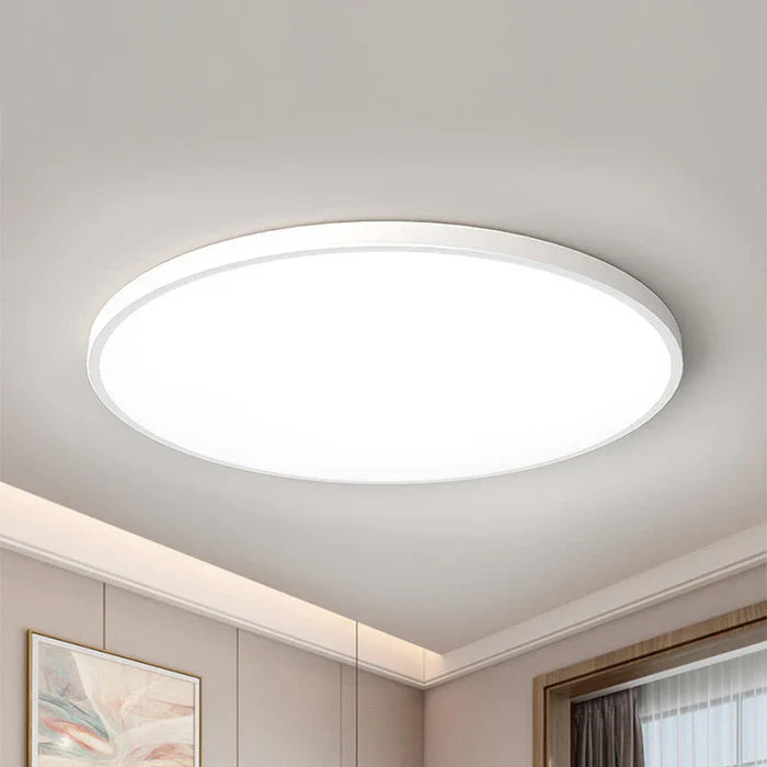 Elegant rund LED-taklampe for moderne interiør. Justerbart lys, perfekt belysning i stue eller spisestue.