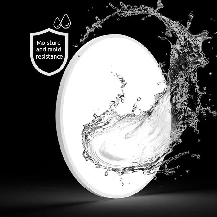 Energieffektiv LED-taklampe, moderne rund design. Gir god belysning i stuen eller spisestuen. Stilrent uttrykk.