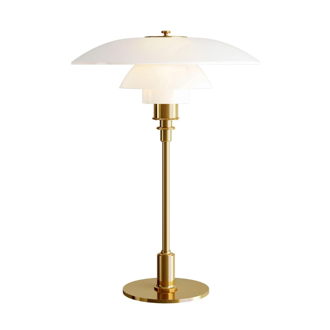 Moderne skandinavisk bordlampe i minimalistisk design for stue/soverom. Elegant LED belysning til interiør.