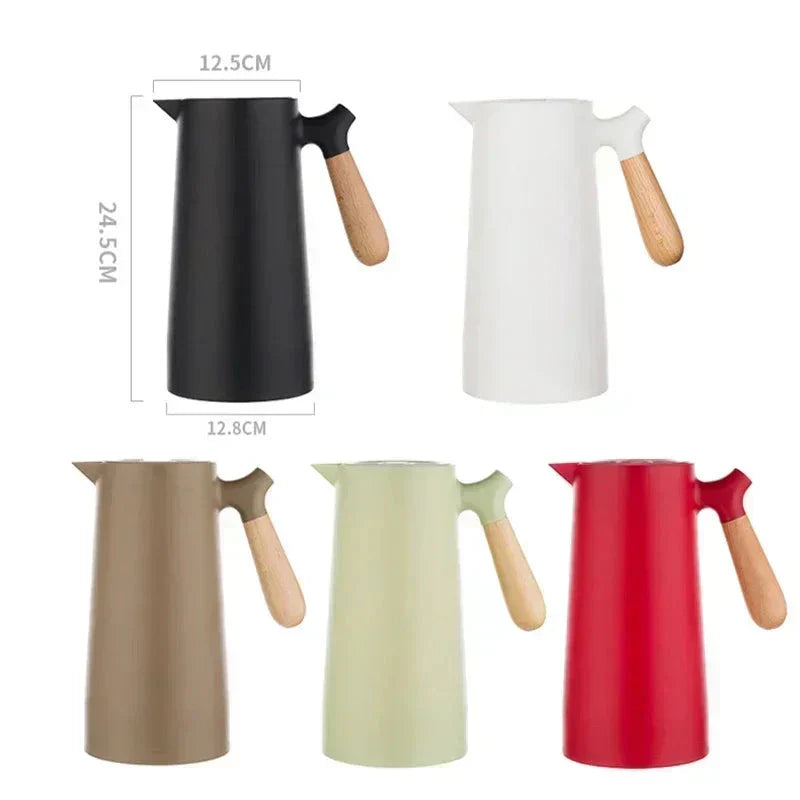Stilig unisex termosflaske med minimalistisk design. Ideell isolert flaske for varm/kald drikke, reise & kontor.