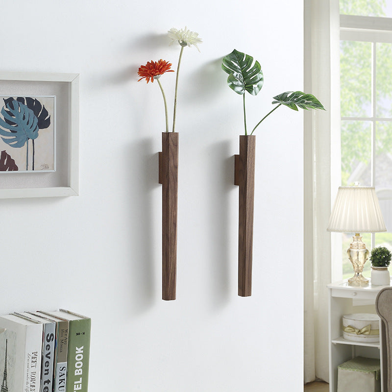 Sett med tre hengende vaser, moderne design for veggdekor og planter i hjemmet