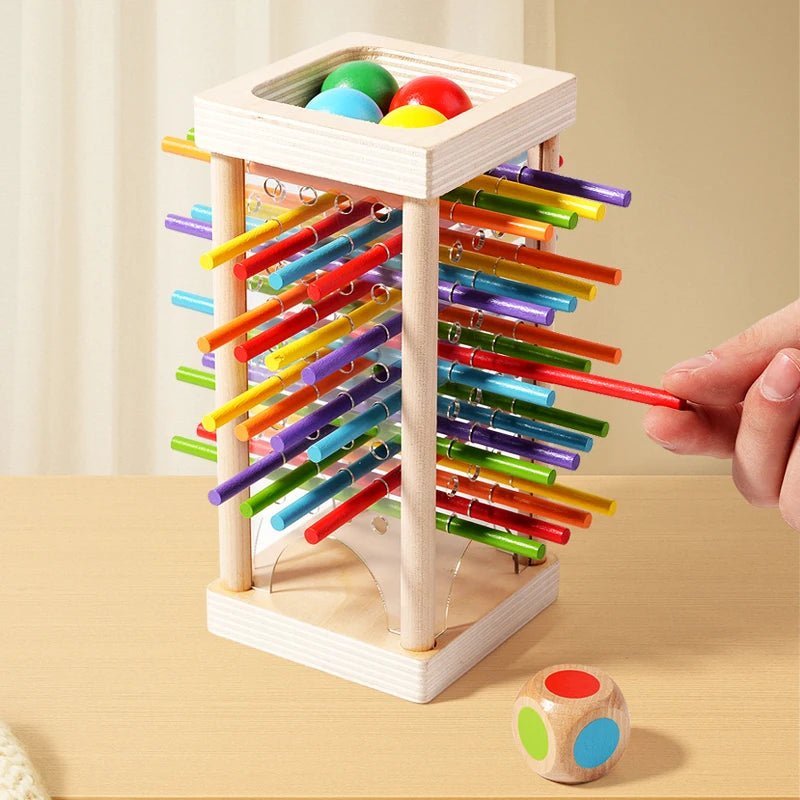 Sett med Montessori tellestenger og tallbrikker perfekt for tidlig barnelæring og ferdighetsutvikling.