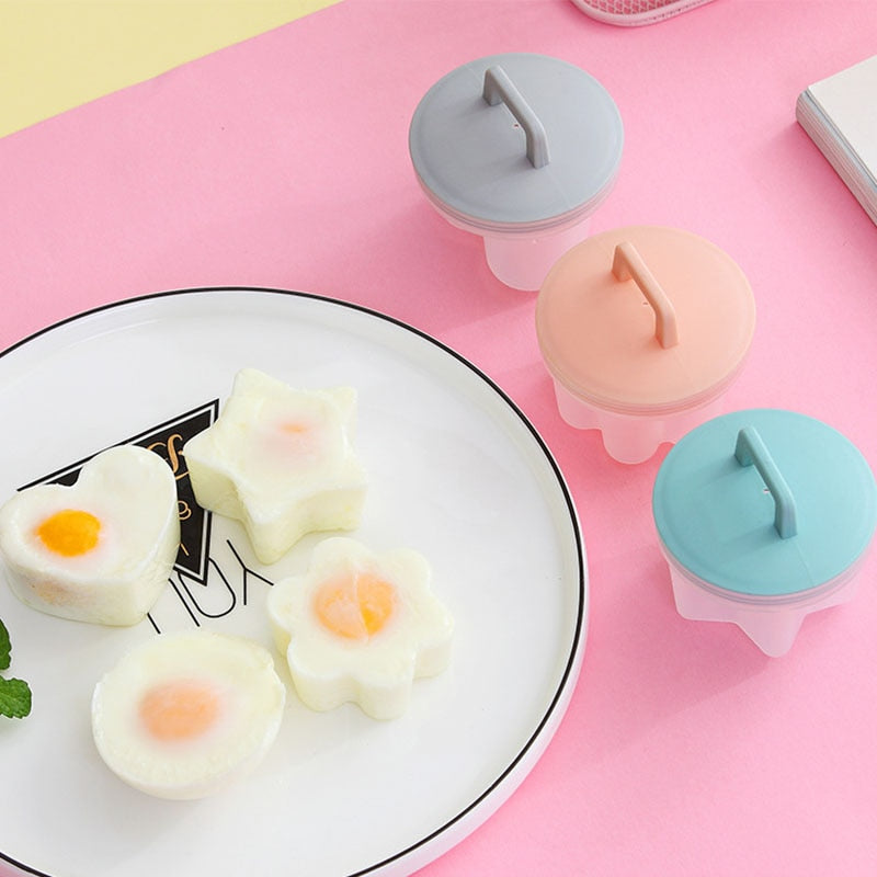 Enkel matlaging: egg uten skall, klart til å toppes eller spises, takket være eggeformer i silikon.