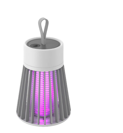 Myggdreper med LED-lys, effektiv mot insekter, perfekt for innendørs og utendørs bruk. Giftfri myggbeskyttelse.