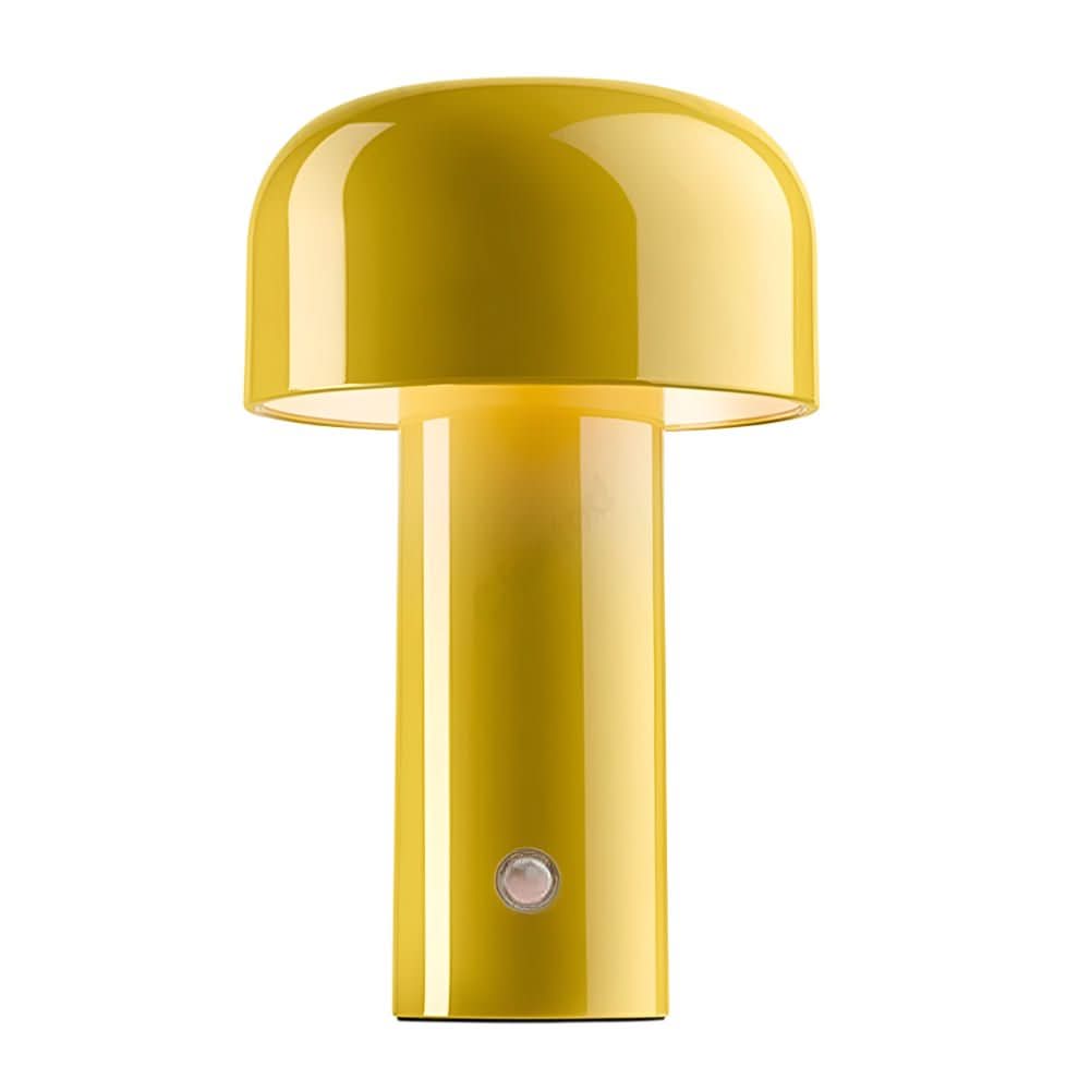 Trådløs belysning: Oppladbar nattbordslampe med berøring og dimbar LED for fri plassering.