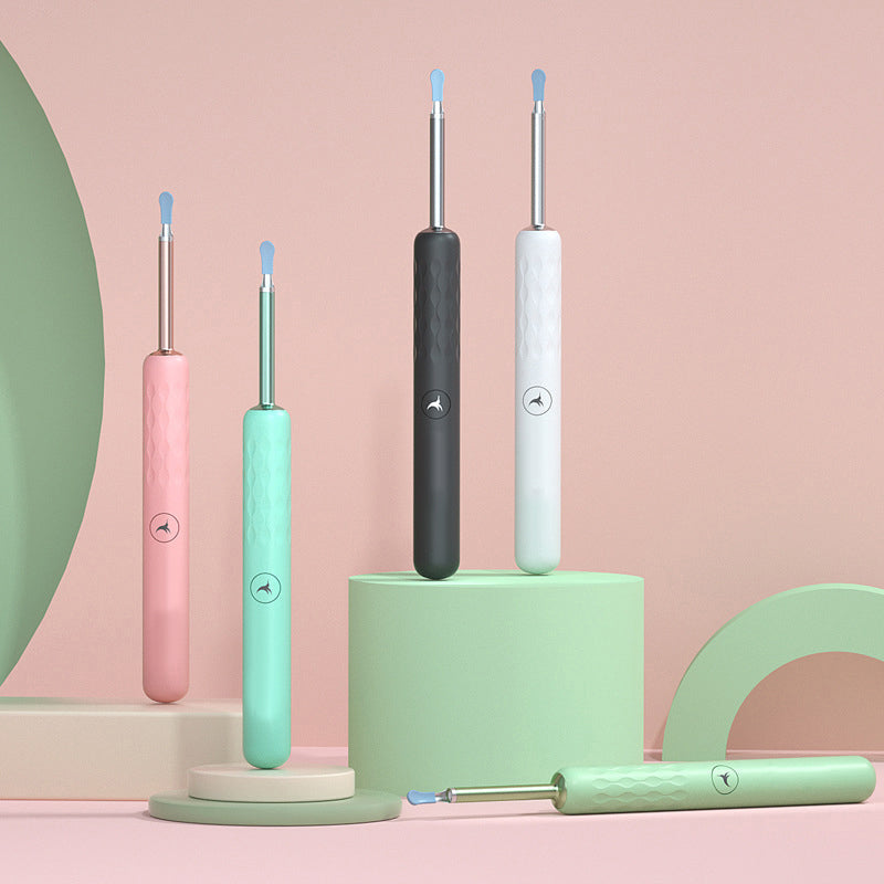 "Ørerens med kameraendoskop, 1080P oppløsning, viser øregangen detaljert for nøyaktig ørehygiene, portabel med WiFi."