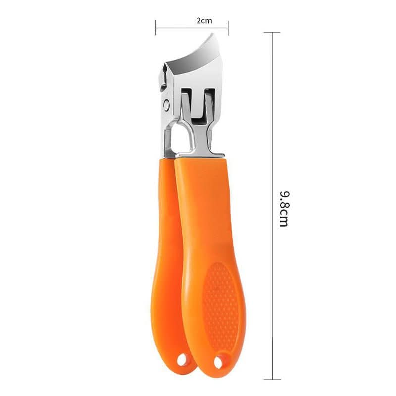 Universell negleklipper for alle, spesielt tykke tå- og fingernegler. Rustfritt stål og ergonomisk design for hygiene.