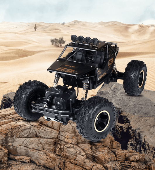 Spennende fjernstyrt 4x4 monstertruck leverer høy ytelse og moro på alle offroad underlag.