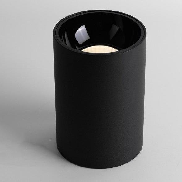 "Rund moderne taklampe med COB-teknologi, elegant hvit overflate og minimalistisk design, perfekt for moderne interiør."