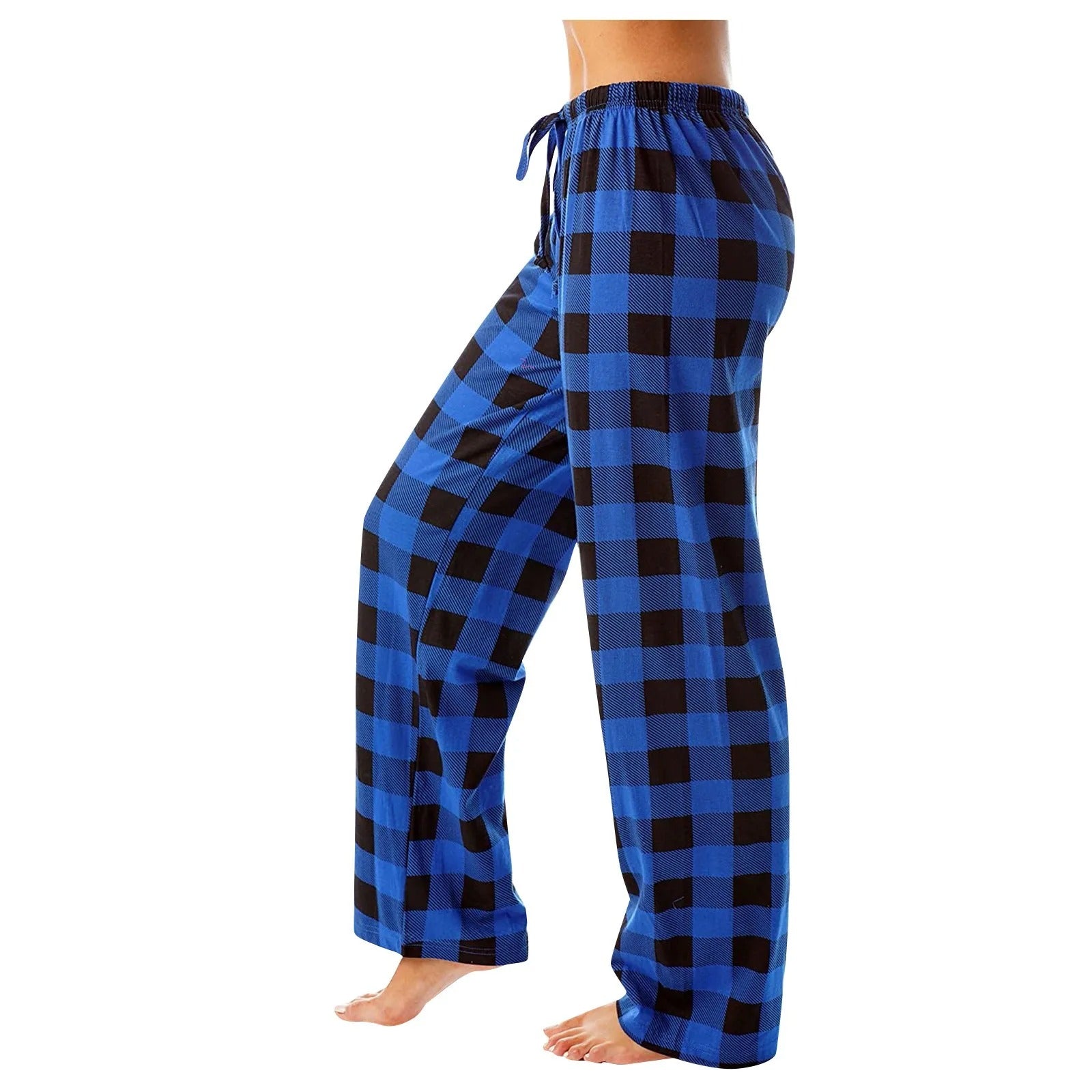 Fremhevende mote og komfort med disse rutete pyjamasbuksene for kvinner, perfekte som nattøy og kosebukse.
