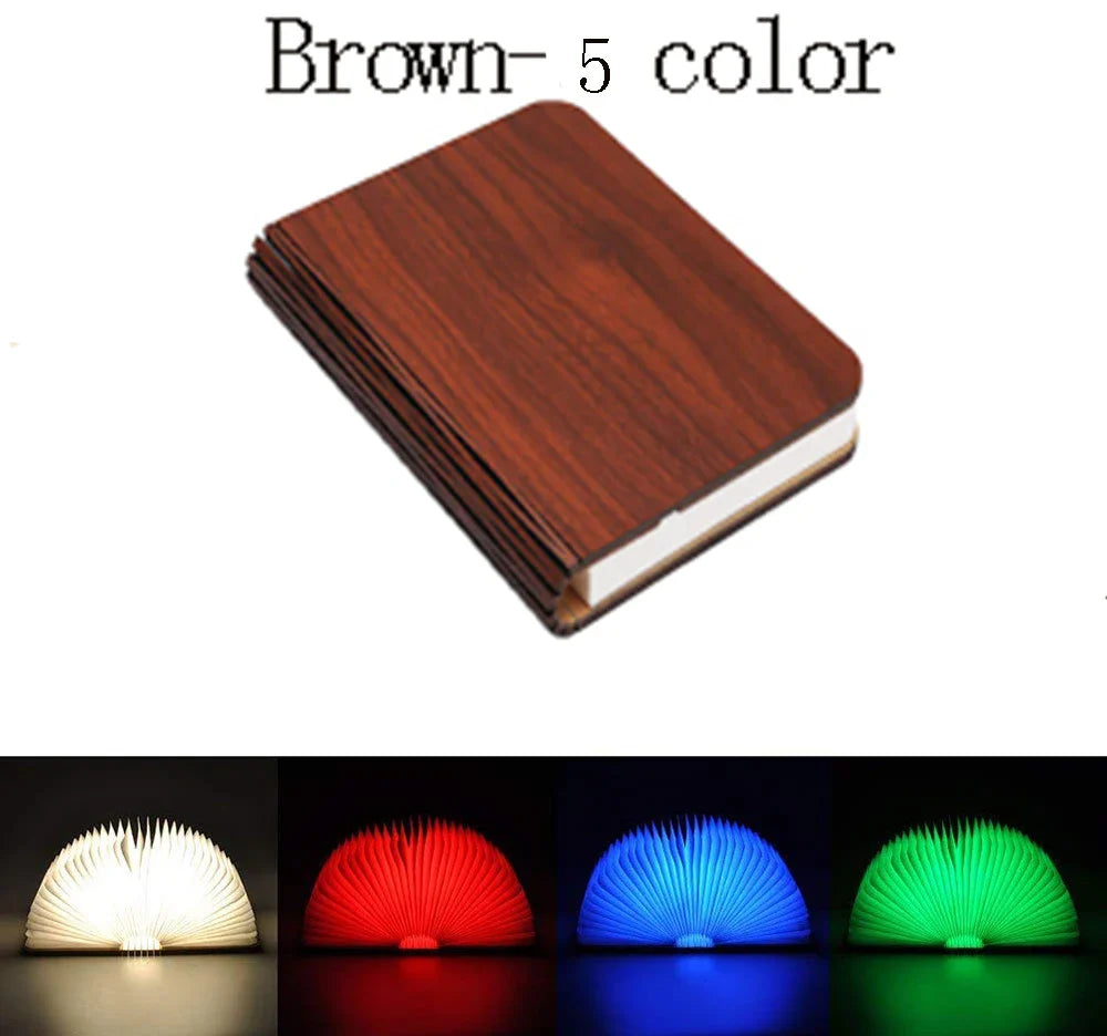 Elegant sammenleggbar LED-lampe, perfekt som nattlampe, studielampe eller stemningslys.