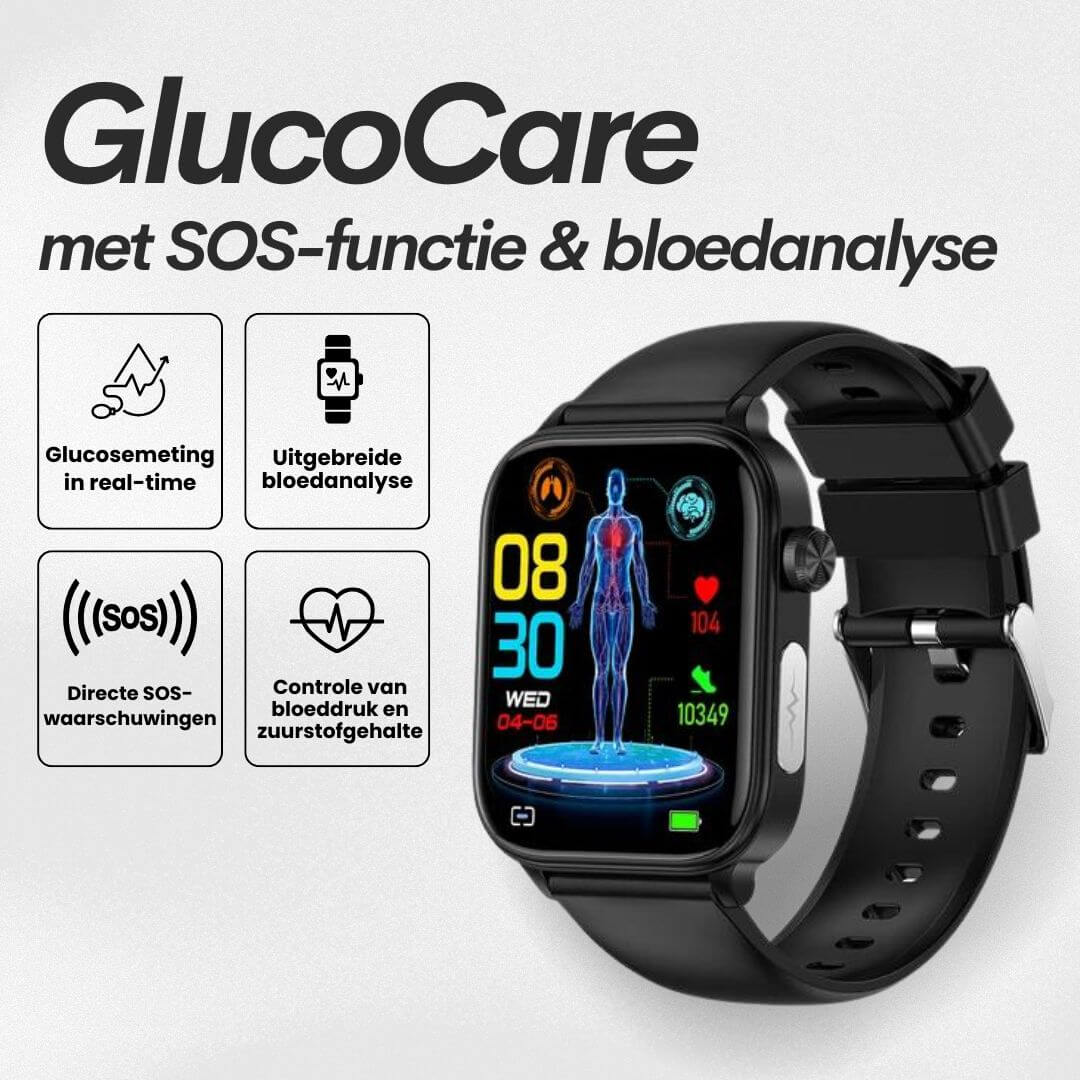 Vanntett smartklokke for seniorer med SOS-knapp og nøyaktig GPS-sporing.