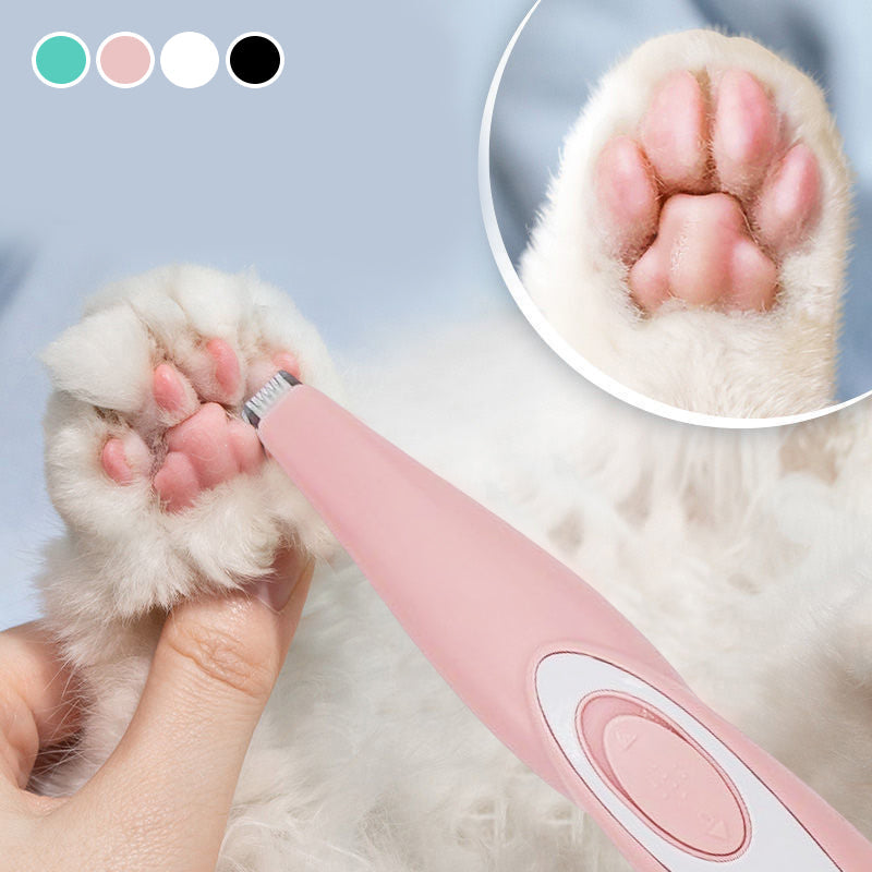 "Sikker og presis pet mini trimmer for kjæledyr, ergonomisk håndtak, trådløs, tilgjengelig i grønn, hvit, rosa, svart."