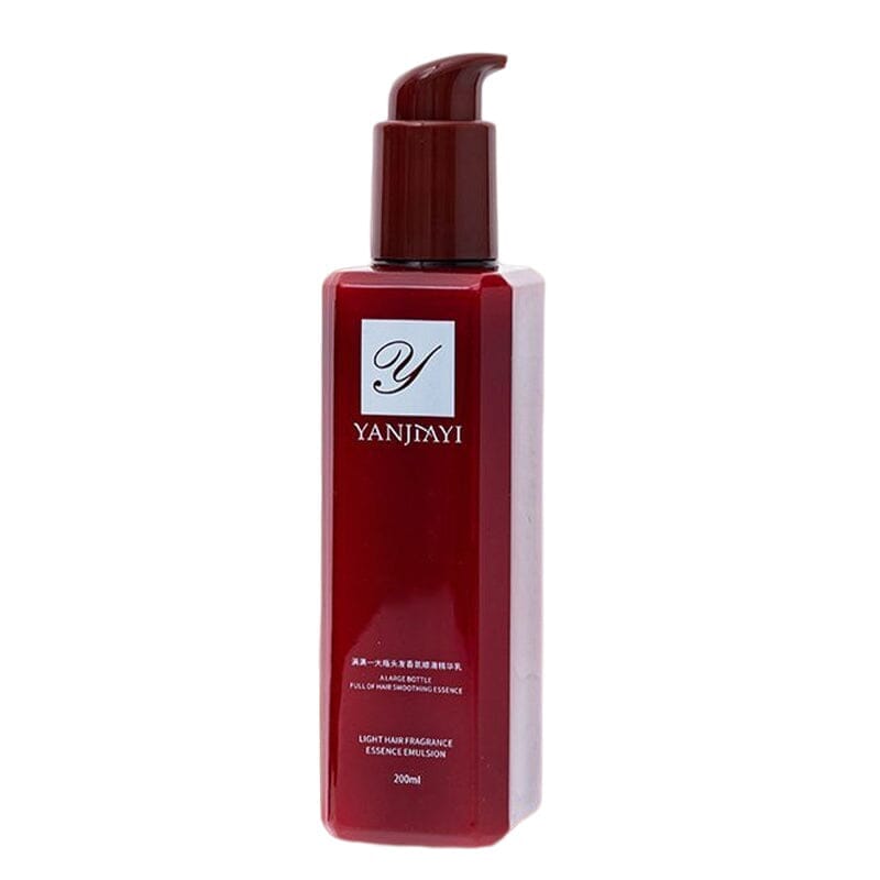 "Silkeglatt hårpleie-serum, frizzkontroll, lette tekstur, 200ml flaske, for alle hårtyper, tilbehør for stilrent hår"