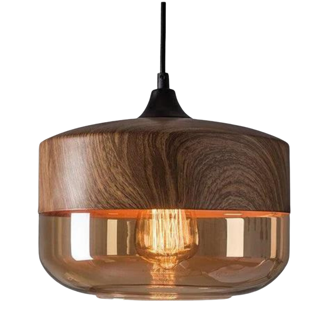Elegant skandinavisk taklampe i minimalistisk stil, ideell for moderne interiør og belysning.
