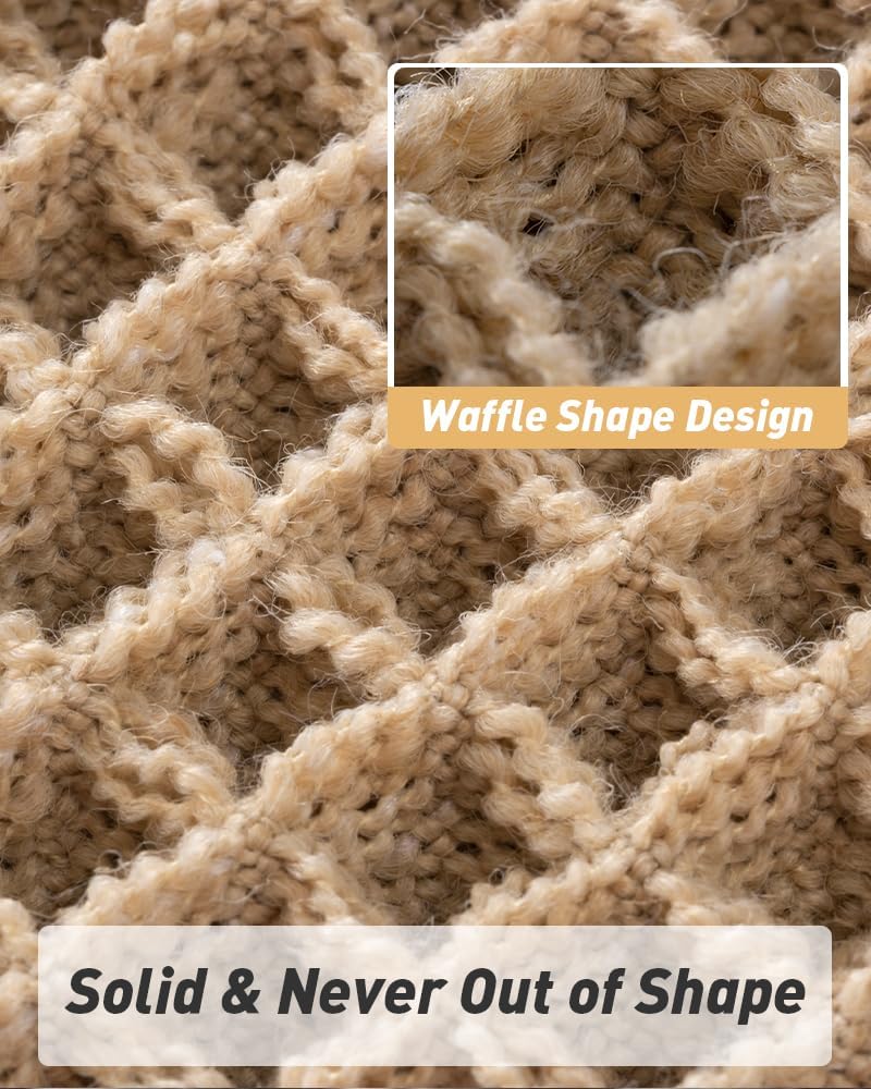 Allsidig sklisikker løper i boho vaffeldesign. Slitesterkt gulvteppe som er enkelt å rengjøre.