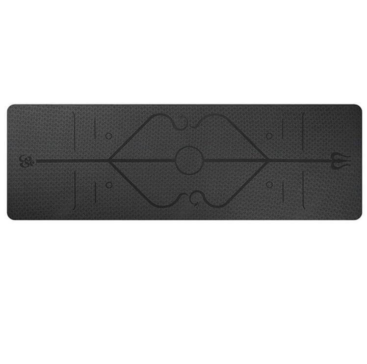 Allsidig sklisikker yogamatte for kvinner og menn, perfekt for yoga, fitness og generell trening.