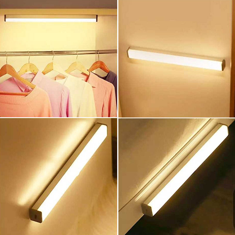 Innendørs oppladbar lampe med bevegelsessensor. Smart løsning for mørke områder.