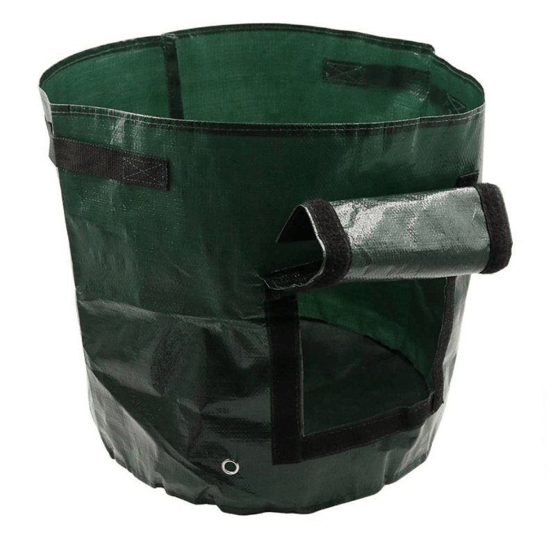 Potetdyrkingspose med ventilasjon og drenering, for sunn vekst av hjemmedyrkede grønnsaker.