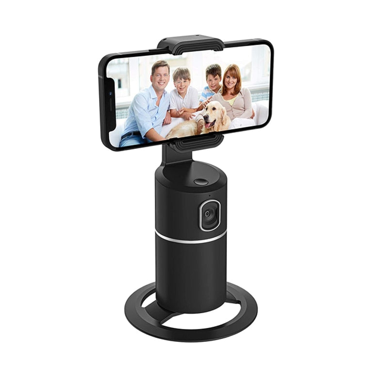 Smart stativ med ansiktssporing for mobil, perfekt for vlogging og filming.