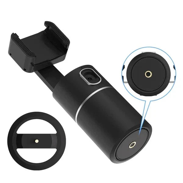Mobilholder med intelligent ansikts- og kroppssporing for dynamiske videoer.
