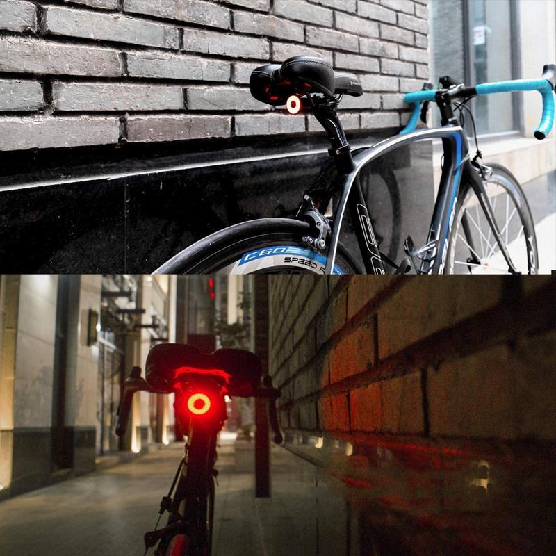 Sikkerhet i fokus: Smart sykkelbaklys med intelligent bremselysfunksjon. Enkel USB lading for alle sykler.
