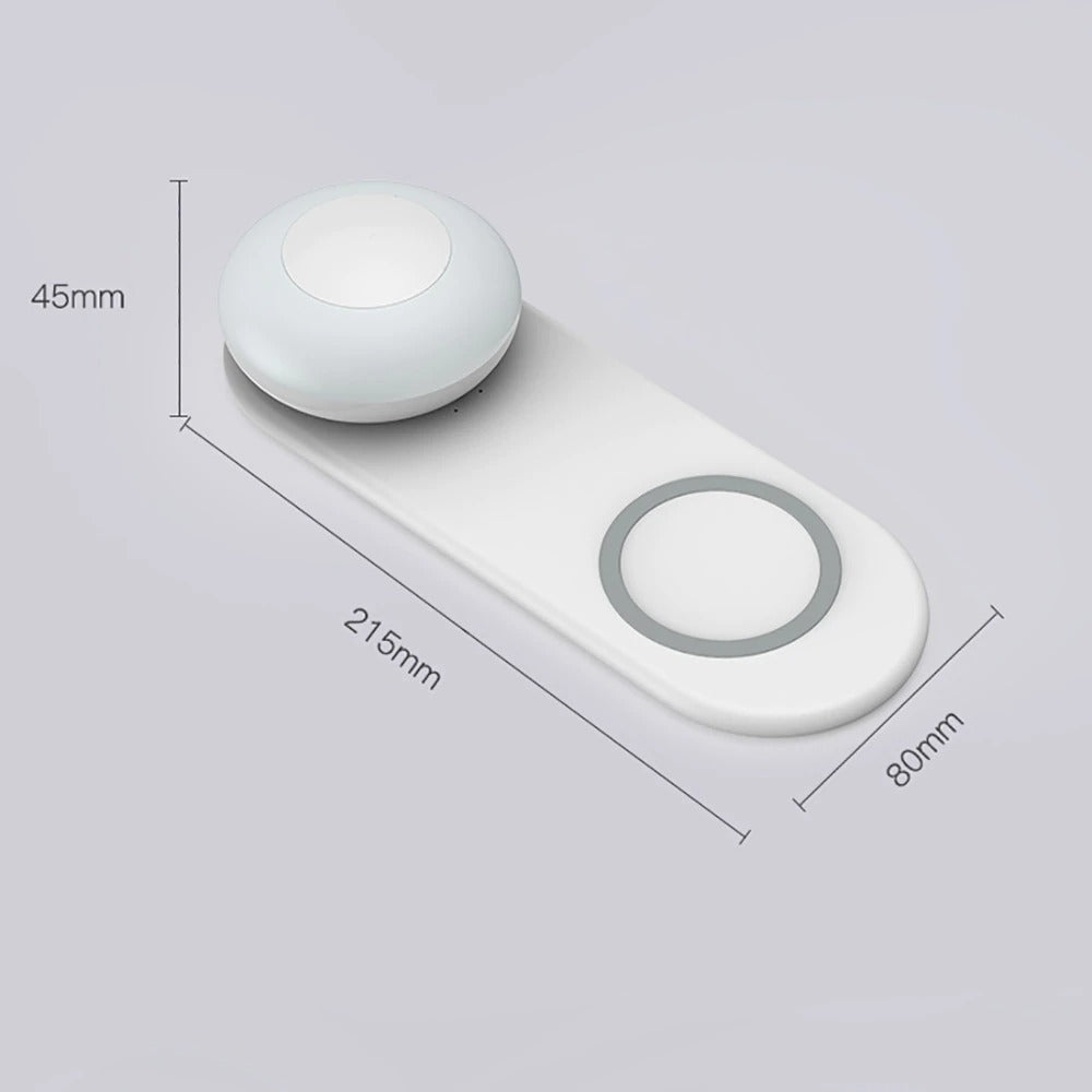 Innovativ smartlampe med trådløs lader, perfekt interiørdetalj med øyepleie LED.