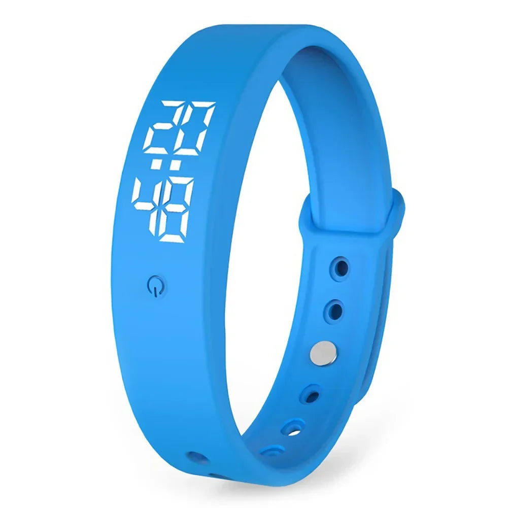 Nærbilde av smartklokke med temperaturmåling, unisex design, perfekt for fitness og helse