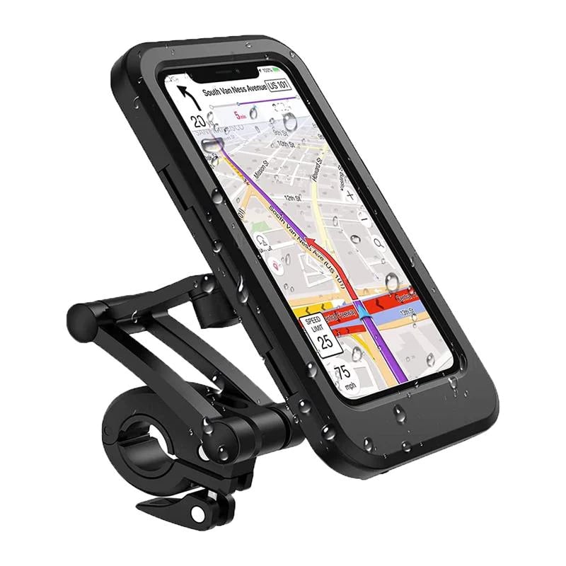 Universell sykkelholder med integrert USB-lader for smarttelefon, perfekt for pendlersykkel