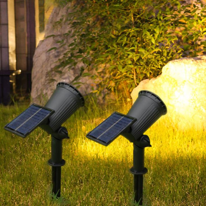 Solcelledrevet hagelys LED lyser opp terrasse og hage.