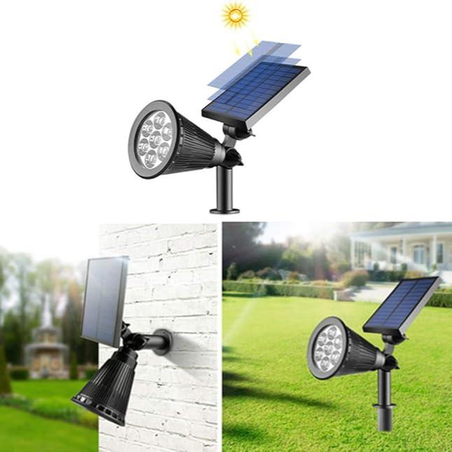 Energieffektiv solcelledrevet LED-lys for trygg og dekorativ belysning i hagen.